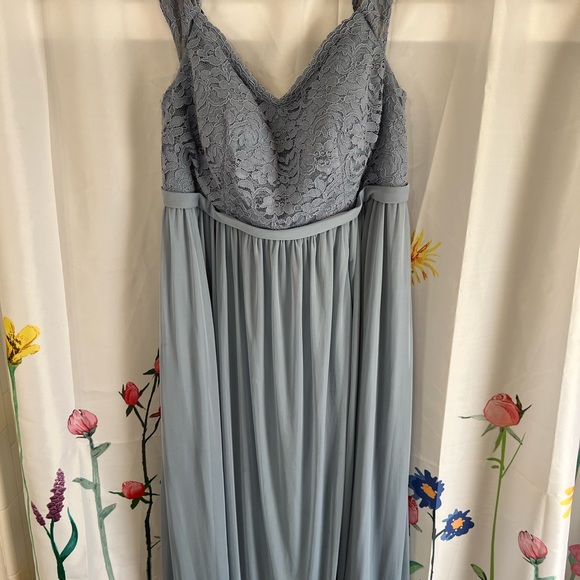 Azazie - Lea A18 (Dusty Blue) - Picture 4 of 4